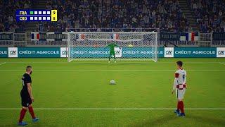 PES 2022 | FRANCE vs CROATIA | Penalty Shootout | Benzema vs Modric | eFootball 2022 Gameplay PC