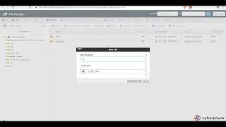 Create File or Folder in cPanel - Voxfor