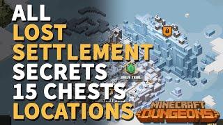 All Lost Settlement Secrets & Chests Minecraft Dungeons