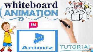 Whiteboard Animation in Animiz|||Tutorial Animiz step by step