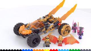 LEGO Ninjago Cole's Dragon Cruiser review! If Speed Champions were in another realm...
