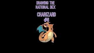 Drawing the National Dex - Charizard #6