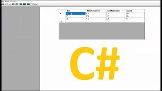 c# tutorial for beginners: Print data from dataGridView In C#