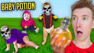 (Insane) GIVING HACKERS BABY POTION   Ft. Chad Wild Clay, Vy Qwaint, Daniel, Regina CWC SPY NINJAS