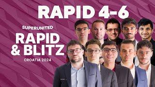 SuperUnited Rapid & Blitz Croatia 2024: Day 2 | #GrandChessTour