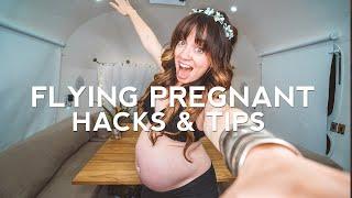 TRAVEL TIPS: 16 Tips for Surviving Long Flights (While Pregnant)