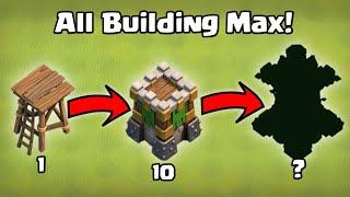 Everything Level 1 to Max Level - Clash of Clans