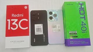 Redmi 13c vs infinix Hot 40i : Speed test