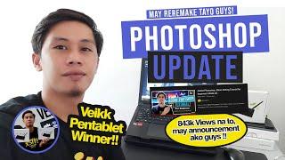 Photoshop Tutorial Update  | Giveaway  Winner ng Veikk Pen Tablet at Xsite Clothing