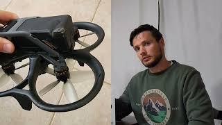 Разбил дрон на 3й день использования. Crash test dji avata.