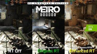 Metro Exodus Enhanced Edition vs Original - Ray Tracing On vs Off Graphics/Performance Comparison