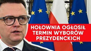 Pilne! Wybory prezydenckie 2025. Hołownia ogłosił termin