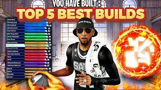 TOP 5 BEST BUILDS ON NBA 2K25 NEXT GEN + CURRENT GEN! THE MOST OVERPOWERED BUILDS ON NBA 2K25!