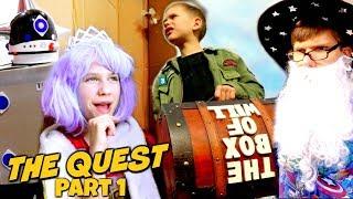 The Box of Will Quest Part 1: 1 Million Subscriber Special SuperHeroKids SHK Comic in Real Life