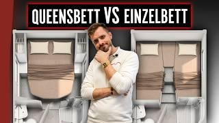 Queen Bed VS Single Bed Motorhome Comparison