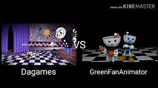 Cuphead Song - Brothers in arms Part 2 (Dagames vs GreenFanAnimator)