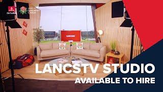 LancsTV Studio Tour - Available to hire at Emirates Old Trafford