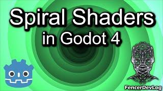 Godot 4: Create shader effects with swirling spirals (tutorial)