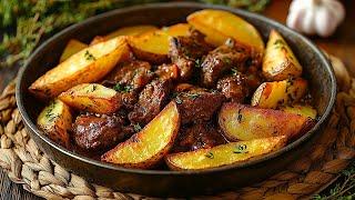 When I'm Too Lazy To Cook, I Make This Dish! Super Delicious! Potatoes with Beef