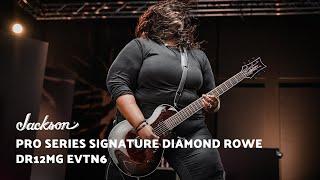 Tetrarch's Diamond Rowe Unveils Her New Signature Pro Series DR12MG EVTN6 | Jackson Guitars