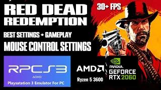 RED DEAD REDEMPTION RPCS3 Best Settings | Ryzen 5 3600 | RTX 2060 | 30+ FPS | Mouse & Keyboard 2023