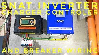 Snat Inverter Charger Controler and MCB Wiring