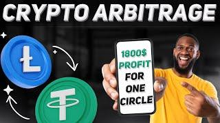 Crypto Arbitrage | New Strategy Trading Ltc | 1800$ Profit | Crypto Arbitrage Trading 2024