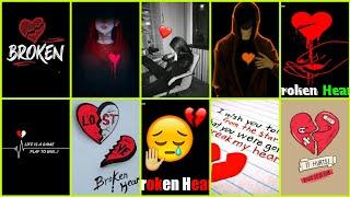 New Broken Heart  Whatsapp Dp Images Broken Heart Wallpapers | Sad Dps | Heart Dpz | Whatsapp Dpz