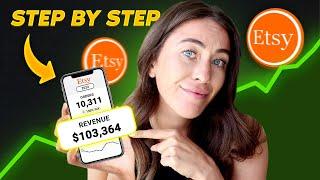 My 4 Step Blueprint to Achieving Six-Figure Sales on Etsy 