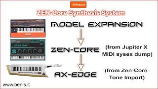 Roland Model Expansion to Zen-Core Conversion