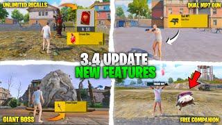  BGMI PUBG New 3.4 SANGUINE ECLIPSE Update Here! ( PART -2 ) Free Companion,Recalls | Tips & Tricks