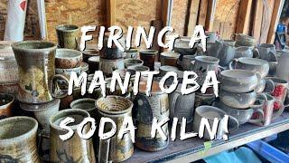 Firing a soda kiln with Jillian Saro ceramics in Manitoba!