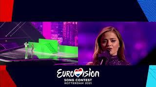 Stefania - Last Dance (Greece) 2021 Eurovision Song Contest Audience POV vs TV Feed