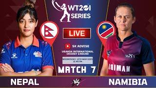 NEPAL'S WOMENS VS NAMIBIA WOMENS 7th MATCH Quadrangular SERIES 2025 LIVE COMMENATARY | NEPWVS NAMW