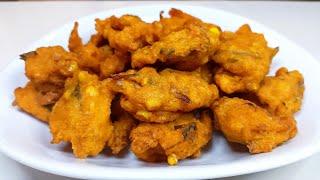 RESEPI Cucur Jagung Rangup Diluar Tapi Lembut Didalam | Sedap Terangkat!