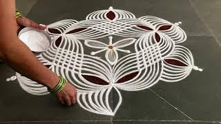 Easy 5*3 padikolam designs| Simple muggulu designs| easy rangoli designs| Beginners kolam