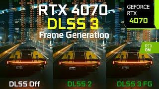 RTX 4070 DLSS 3 Frame Generation On vs Off Comparison - Test in 9 Games at 1440p + Ray Tracing