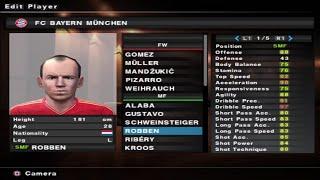 PES 2013 - Bayern de Munique - Stats - PS2