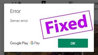 How To Fix Server Error in Google play store