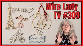 Making Olympics Sports Jewelry // Wire Lady TV Ep 309 Livestream Replay