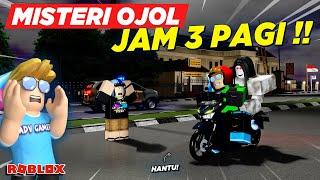 MISTERI JADI OJOL JAM 3 PAGI MALAH DAPAT PENUMPANG HANTU !! ROBLOX ROLEPLAY FILM - Roblox