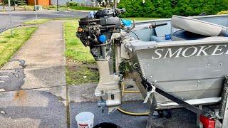 Honda BF15 Outboard Engine Oil and Filter Change