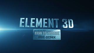 Element 3D Crack | Free Download 2023 | Element 3D Install