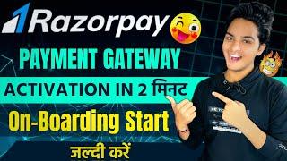 Razorpay Approval in just 5 Minutes || Razorpay account kaise banaye