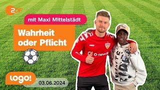 Fußball-EM: Wie aufgeregt ist EM-Neuling Maxi Mittelstädt? | logo! Nachrichten vom 03.06.2024