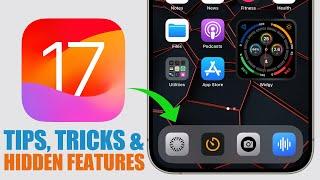 iOS 17 - 20+ TIPS, TRICKS & HIDDEN FEATURES for iPhone Users !