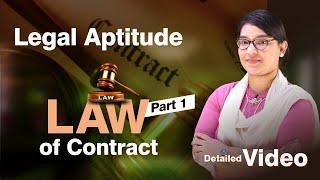 Legal Aptitude Part 1|  LAW of Contract | Complete Guide #LawEntranceExam #CLAT #LawCareer