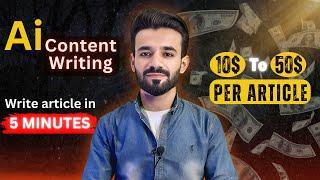 Make money by Ai Content Writing | Article Writing | earn money online | profit diaries