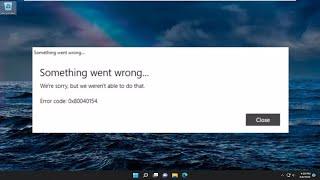 Fix Mail and Calendar Error 0x80040154 in Windows 11/10 [Tutorial]