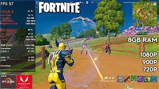 FORTNITE CHAPTER 6 SEASON 1 - RYZEN 5 3500U - 8GB RAM - VEGA 8